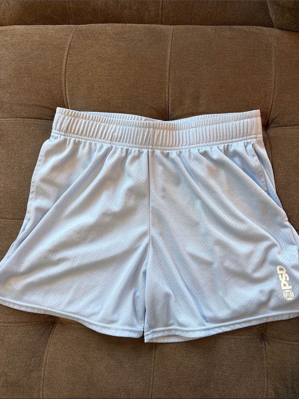 PSD Men’s Light Blue Athletic Mesh Shorts